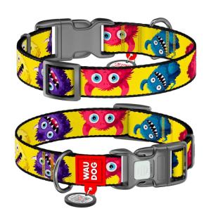 WAUDOG Hundhalsband Nylon Furry monsters