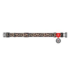 WAUDOG Hundhalsband Nylon Leopard