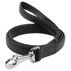 WAUDOG Glamour Läderkoppel Svart