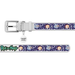 WAUDOG Hundhalsband Läder med Smart ID Bricka Rick and Morty