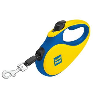 WAUDOG R-leash Rullkoppel Blågul