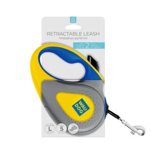 WAUDOG R-leash Rullkoppel Blågul