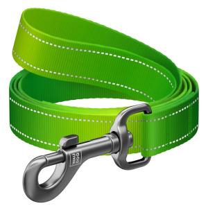 WAUDOG Hundkoppel Mono Reflex, Ljusgrön
