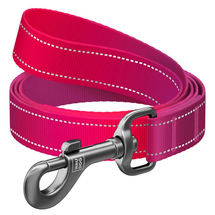 WAUDOG Hundkoppel Mono Reflex, Rosa