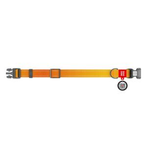 WAUDOG Mono Hundhalsband Reflex med Smart-ID bricka Orange