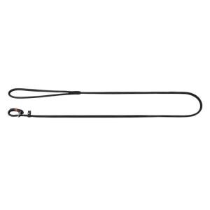 WAUDOG Soft Rundsytt Retrieverkoppel Läder, Svart