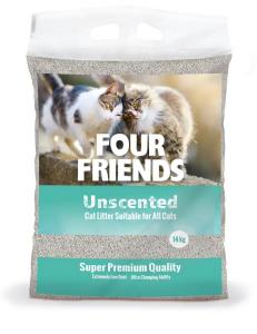 FourFriends Kattsand Unscented 14kg