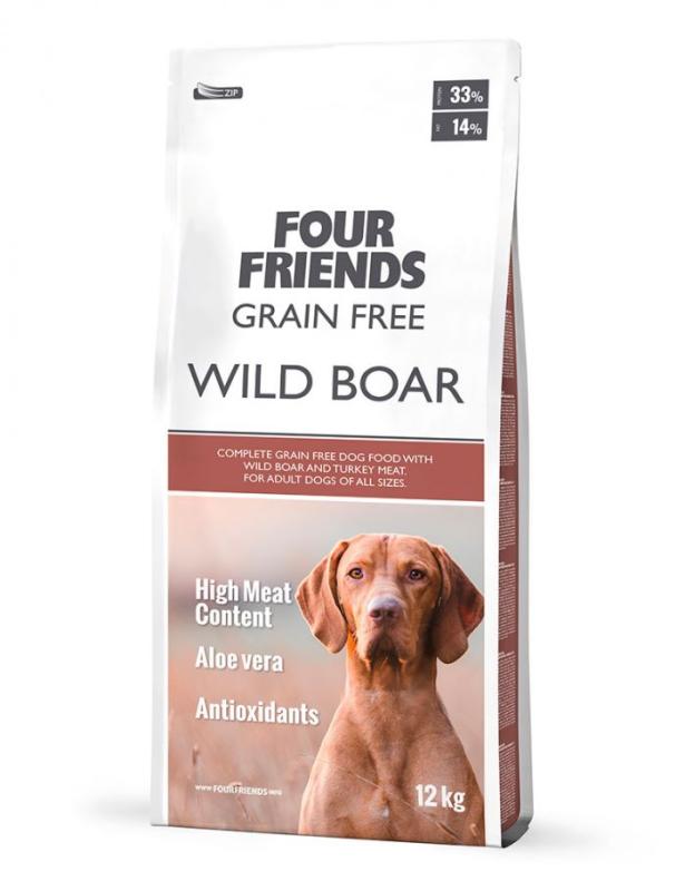 FourFriends Dog GF Wild Boar (12kg)