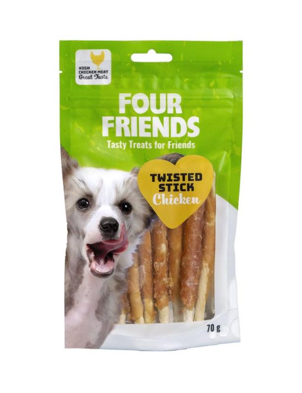 FourFriends Dog Tugg Sticks Chicken 12,5cm