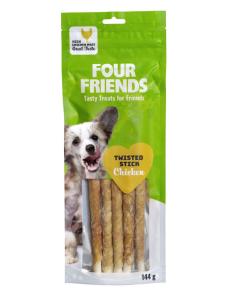 FourFriends Dog Tugg Sticks Chicken 25cm 5st