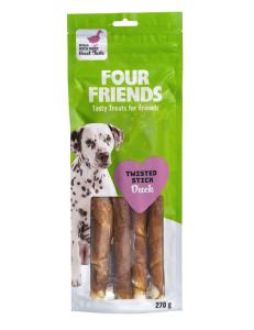 FourFriends Dog Tugg Sticks Duck 25cm 4st