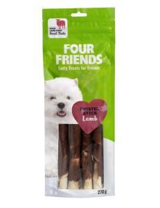 FourFriends Dog Tugg Sticks Lamb 25cm 4st