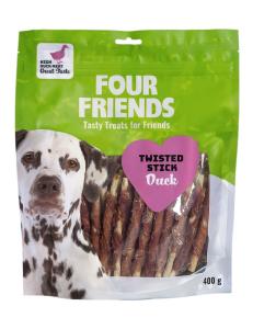 FourFriends Dog Tugg Twisted Sticks Duck 12,5cm