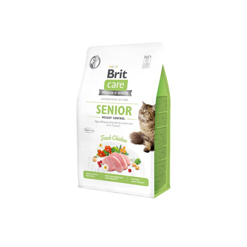 Brit Care Cat Senior Weight Control 7kg 2-pack