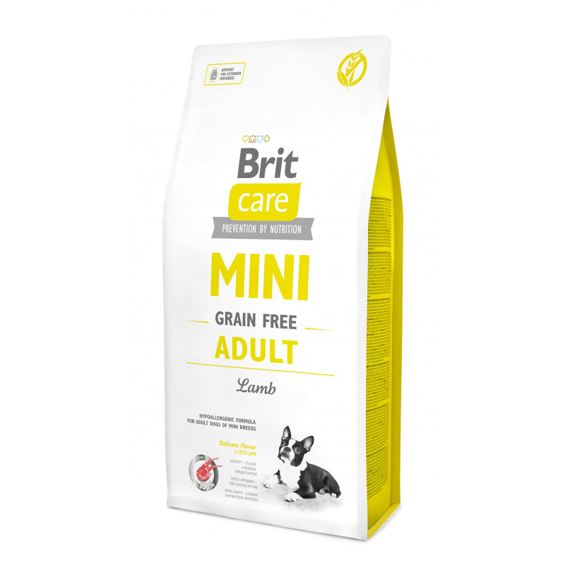Brit Care Mini Grain free Adult Lamb 7kg 2-pack