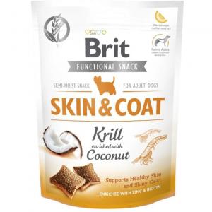 Brit Functional Snack Skin&Coat Krill 150g