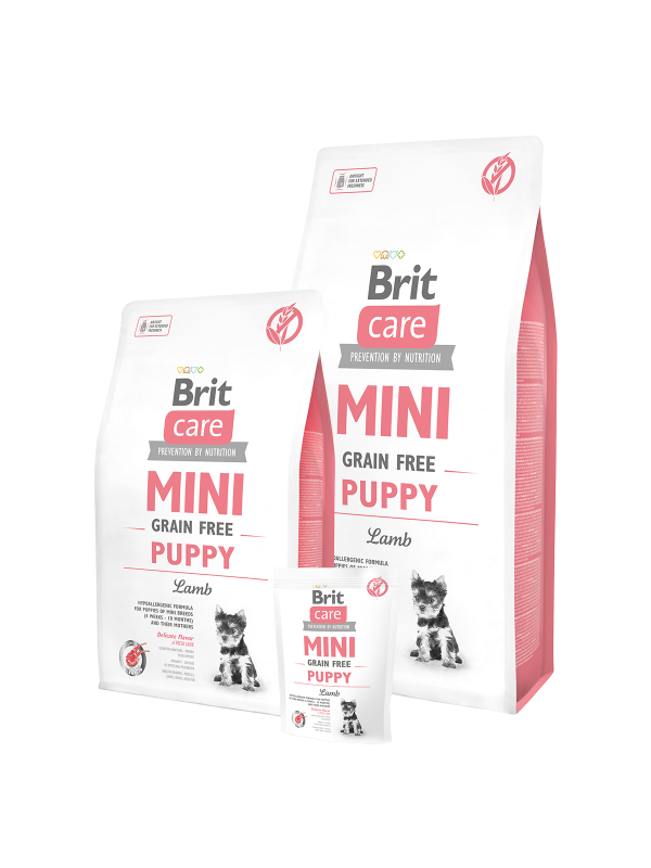 Brit Care Mini Grain free Puppy Lamb 7kg 2-pack