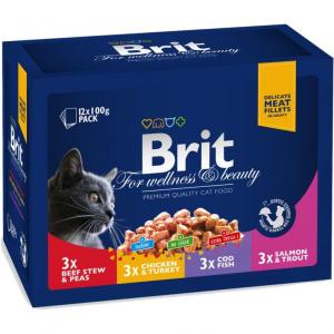Brit Premium Pouches Familjeförp 12-pack