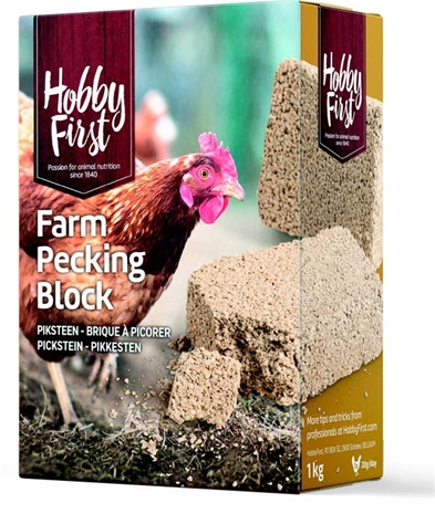 Hobby First Pecking Block 1kg