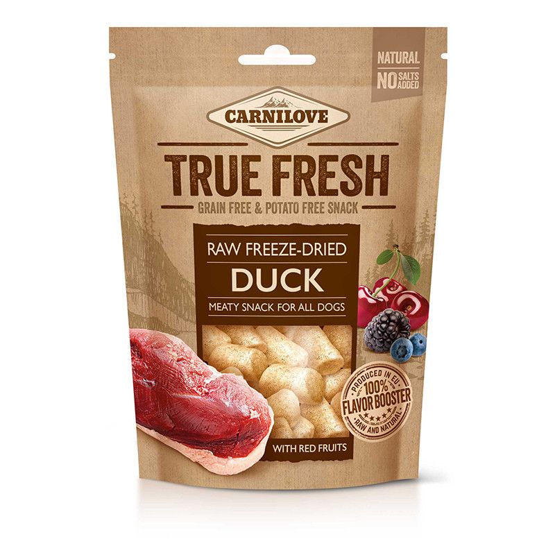 Carnilove Raw Freeze-dried Duck with red fruits 40g