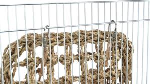 Gnagarmatta med leksaker i sjögräs 18 x 30cm