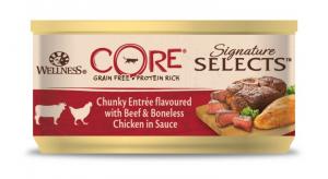 Core Cat Våtfoder Beef&Chicken Chunks 79g