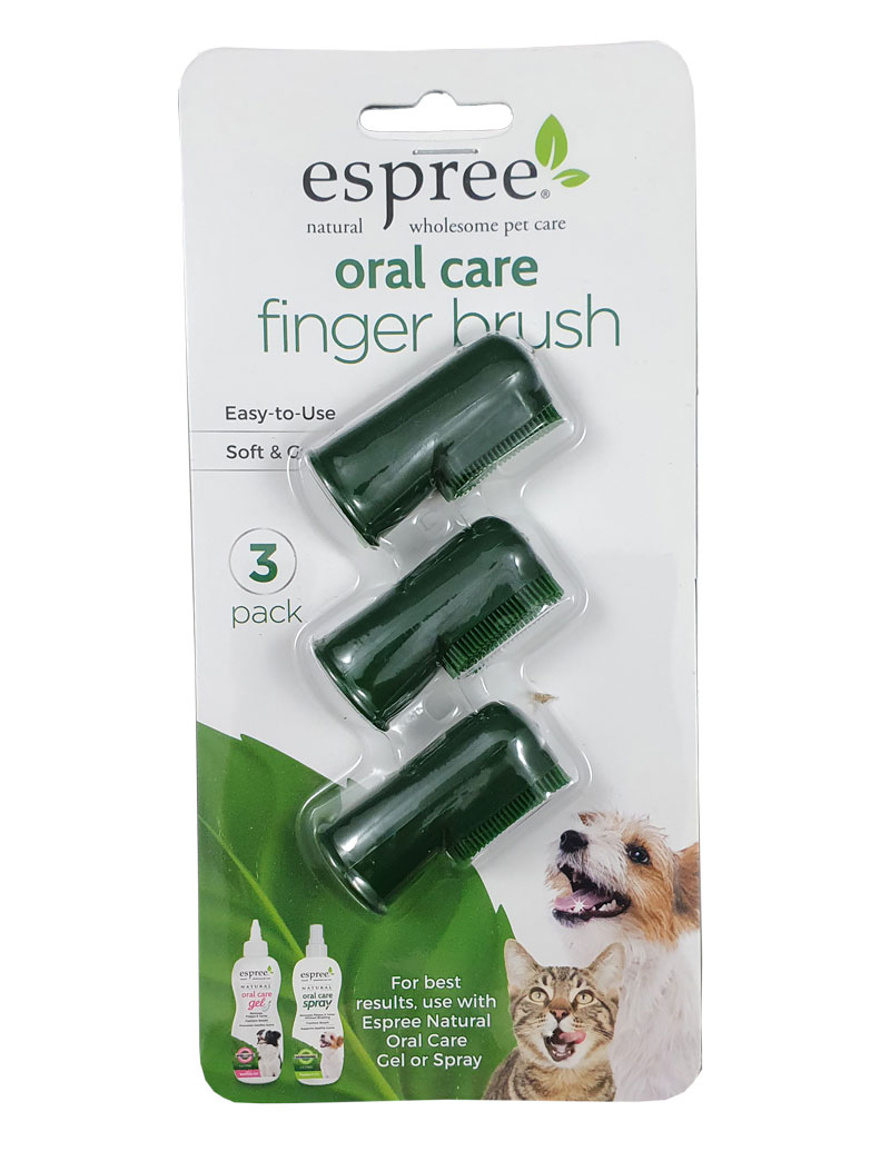 Oral Care Fingerbrushes 3-pack