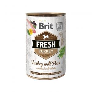 Brit Fresh Cans Turkey With Peas 400g