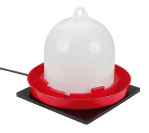 Gummibelagd värmeplatta till Vattenautomat  24 x 24cm