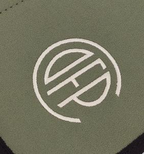 hund katt transportväska malmö grön detaljbild logo