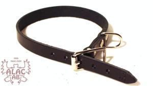 Alac Halsband Läder Svart