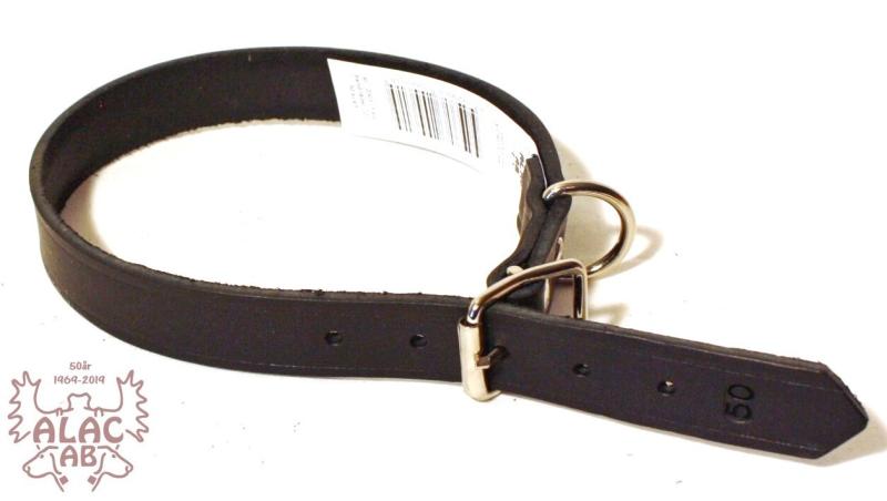 Alac Halsband Läder Svart (22mm x 70cm)