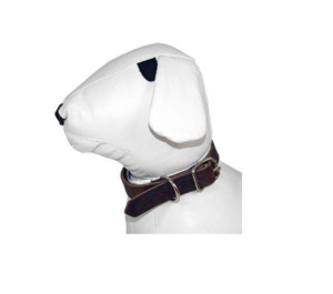 Alac Halsband Läder Mörkbrun