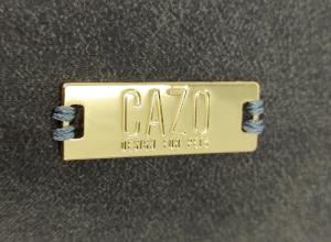 CAZO Hundbädd Premium Svart Läder & Tweed