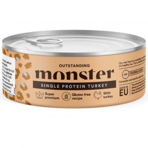 Monster Cat Adult Single Turkey Burk 100g