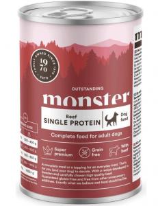 Monster Dog Våtfoder Adult Single Beef 400g