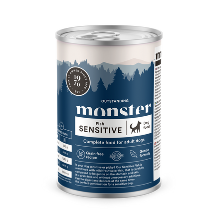 Monster Dog Våtfoder Adult Sensitive Fish 400g