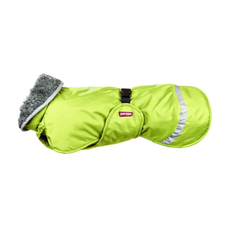 Pomppa Perus Vattentätt & Fodrat Hundtäcke Lime
