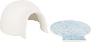 Igloo med kylplatta möss och hamster keramik
