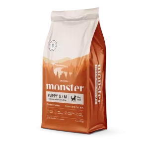 Monster Dog Original Puppy Chicken Turkey S/M
