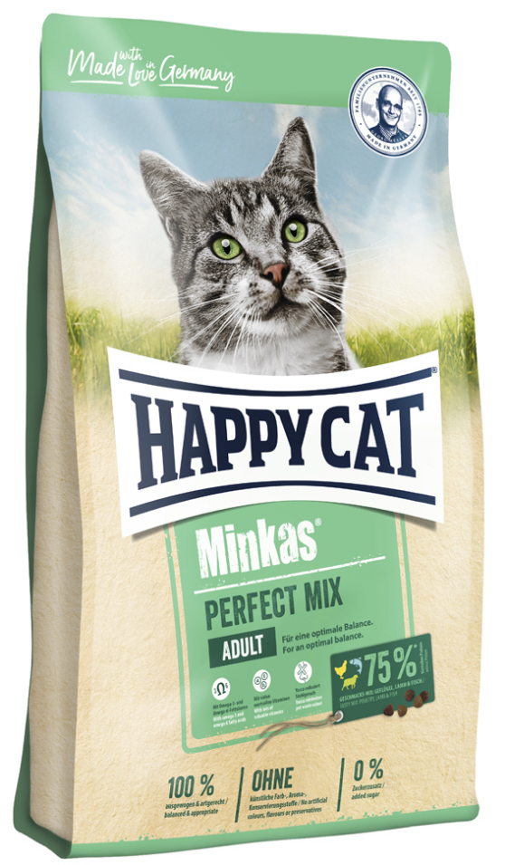 Happy Cat Minkas Perfect Mix Fågel/Fisk/Lamm 10kg