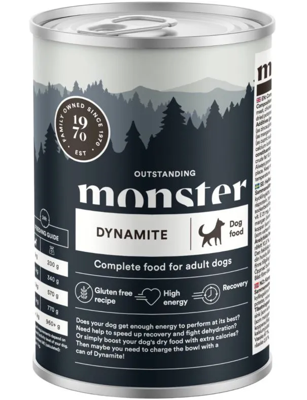 Monster Dog Våtfoder Adult Dynamite 400g 6-Pack