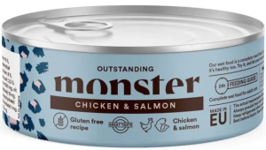 Monster Cat Adult Chicken/Salmon Burk 100g