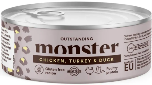 Monster Cat Adult Chicken/Turkey/Duck Burk 100g