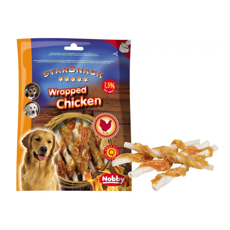 StarSnack Wrapped Chicken Storpack 375g