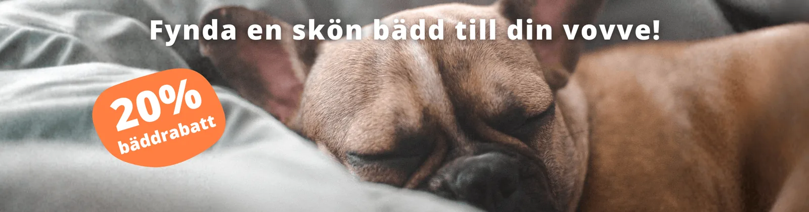 Fynda en skön bädd till din vovve! 20 % bäddrabatt