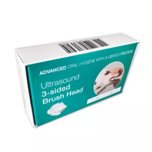 Tresidigt borsthuvud till CleanyTeeth ultraljudstandborste modell 2024 - 2-pack