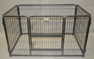 4Dogs Valphage Stål 72 cm - utbyggbar