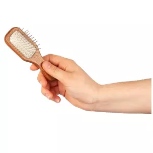 Show Tech Rektangulär borste med stålpiggar - 12 cm