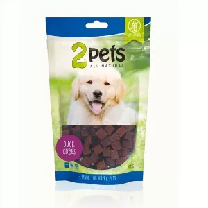 2pets Belöningsgodis Anka - 100 g